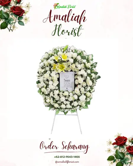 Krans Bunga Duka Carenang Udik